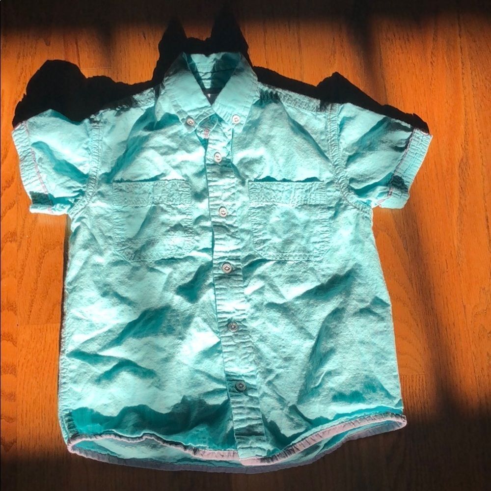 Paper denim & cloth 100% cotton button down - 5T